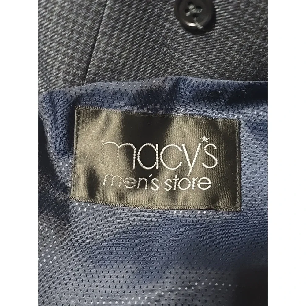 Michael‎ Kors Blue Check Men SPORT COAT 46R blazer suit jacket